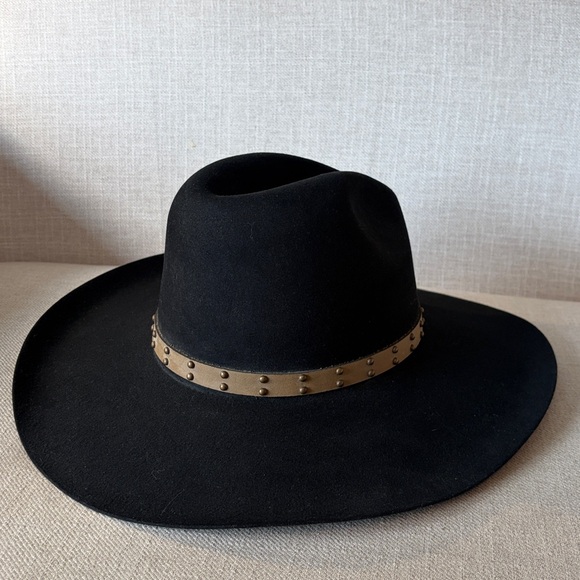 Stetson Size 7.5 Black Vintage 4X Beaver Cowboy Western Felt Hat - Picture 15 of 15